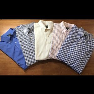 Lot of SIX Jos. A. Bank Men's Dress Shirts